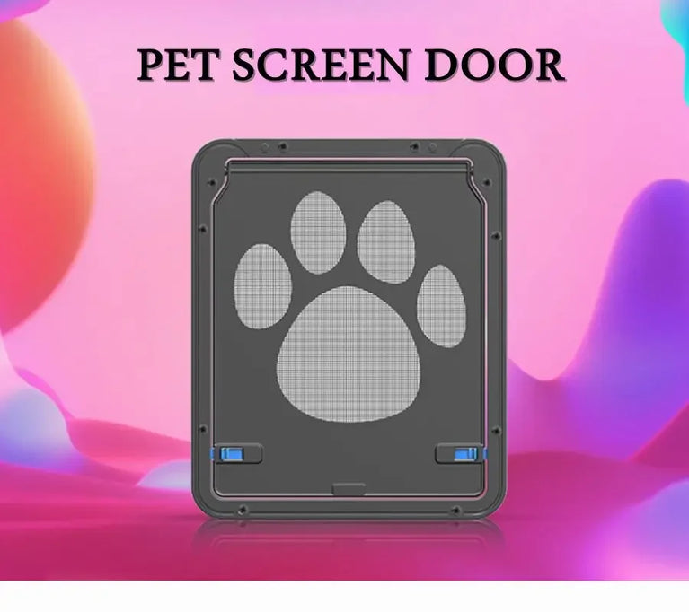 Lockable Magnetic Pet Screen Door | Easy Install Garden Gate