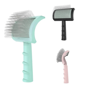 Dog Grooming Comb Shedding Hair Remove Needle Brush Slicker Massage Tool