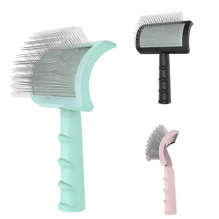 Dog Grooming Comb Shedding Hair Remove Needle Brush Slicker Massage Tool