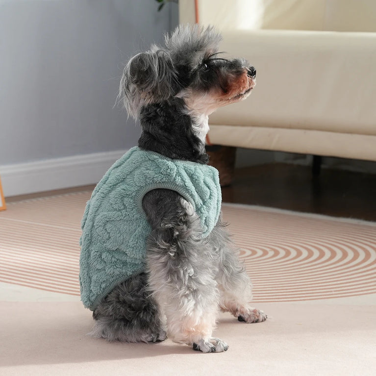 Winter Warm Dog Sweater | Cozy Fleece Puppy Jacket
