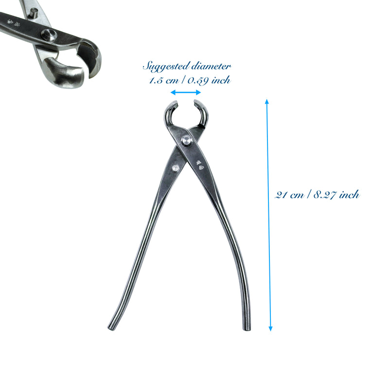 Good Quality Stainless Steel Bonsai Knob Cutter Pruners 210mm