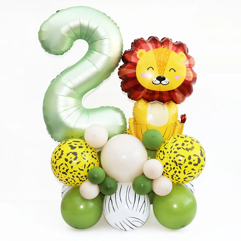 Wild One Animals Jungle Safari Birthday Disposable Tableware Set