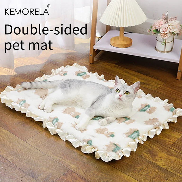 Double Sided Pet Mat Cat Heating Pad Cooling Bed Cat Universal