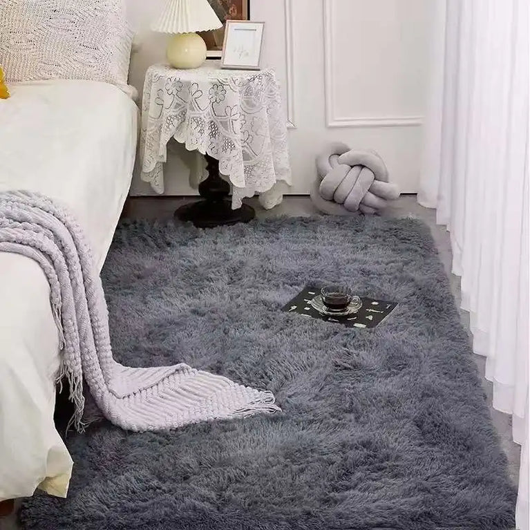Fluffy Non-Slip Washable Area Rugs for Living Room and Bedroom