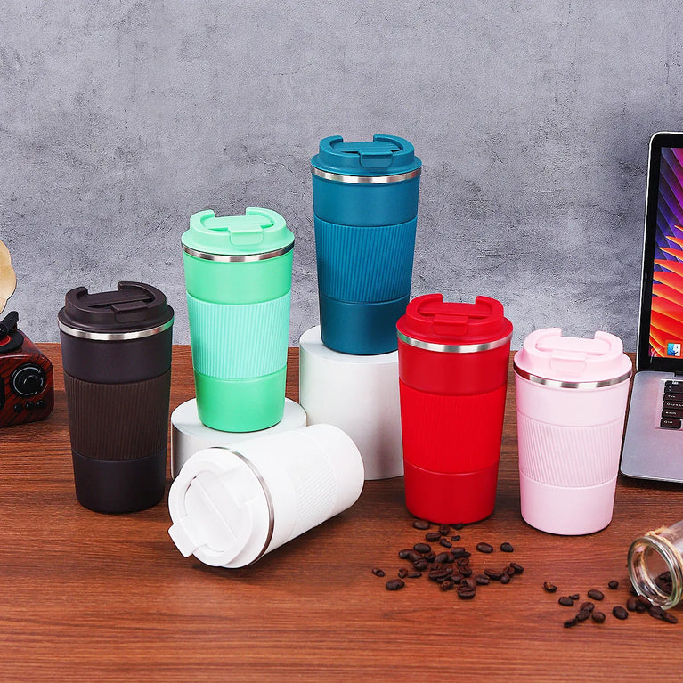 Coffee Thermos Cup Stainless Steel Vacuum Flask Travel Mug 500ml