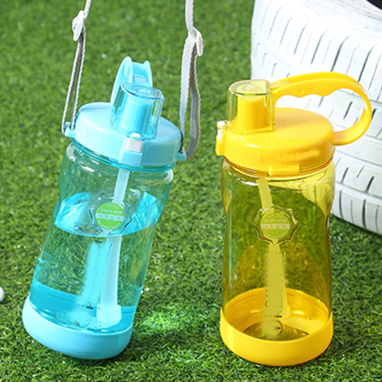 1000ML Straw Sports Waterbottle Tritan Gym Hiking Fitness Bottle