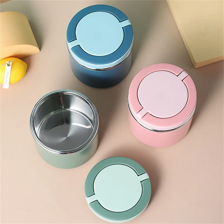 Soup Thermos Bento Container Stainless Steel Insulated Lunch Box with Handle