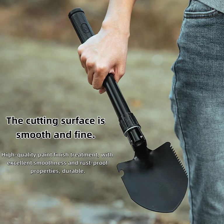 Multifunctional Folding Tactical Shovel | High-Strength Survival EDC Tool