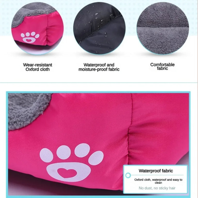Soft Square Waterproof Large Dog Sofa Winter Warm Elastic Cushion Bed