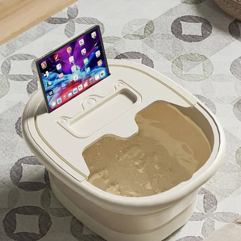 Portable Foldable Foot Bath Tub | Space-Saving Adult Foot Soak & Massage Basin