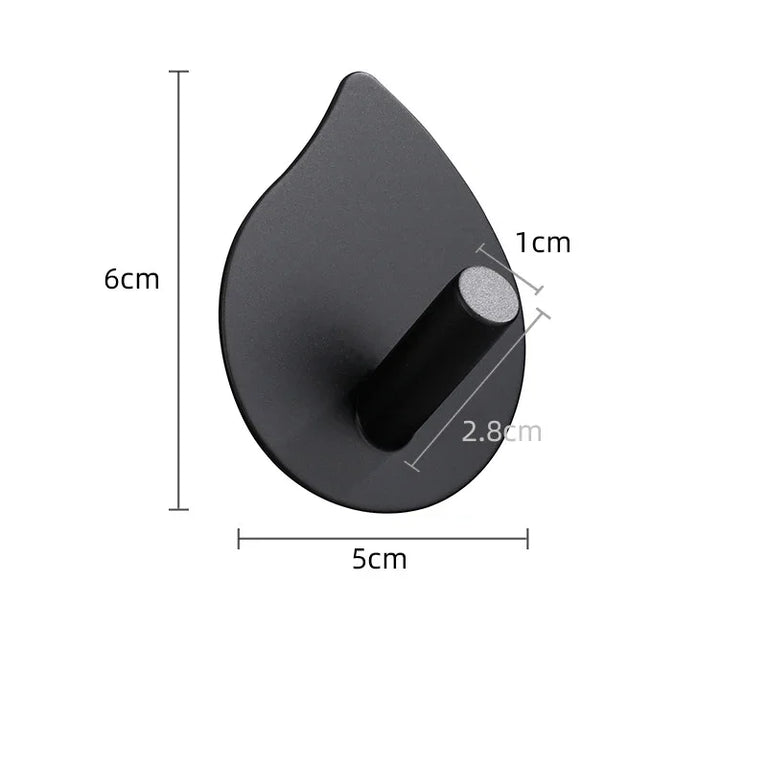 Self Adhesive Wall Hook Stainless Steel Towel Rack Bathroom Hardware Shelf Robe Hooks Hanger Shower Shelf Hanging Accessories