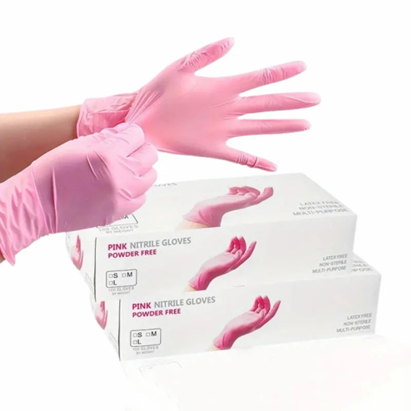 20/50/100PCS Nitrile Gloves Disposable Kitchen Gloves Powder Free