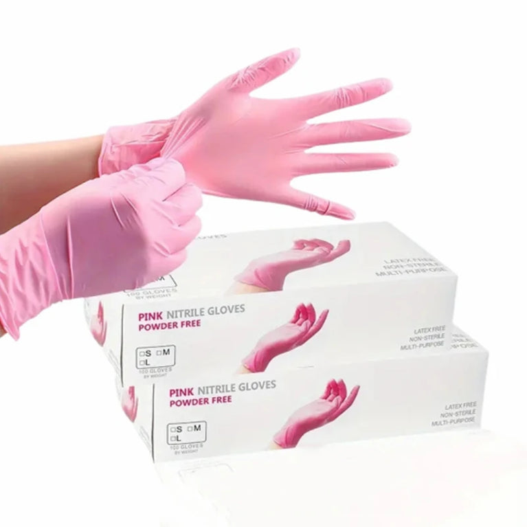 20/50/100PCS Nitrile Gloves Disposable Kitchen Gloves Powder Free