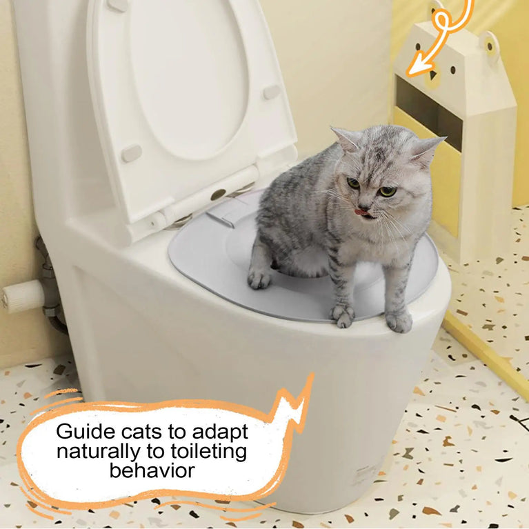 Cat Toilet Training Kit | Reusable Potty Trainer & Litter Box Alternative