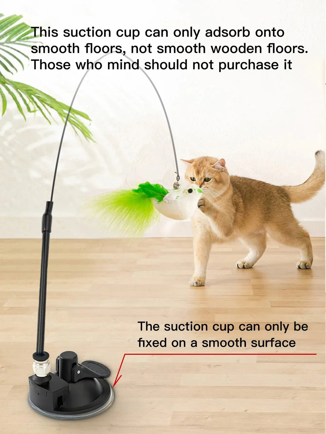 Cat Interactive Toy Simulate Bird Feather Bell Funny Cat Toy