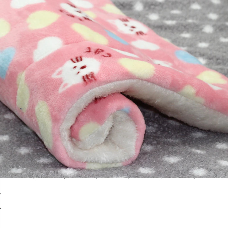 Flannel Pet Mat Dog Bed Dog Fluffy Bed Warm Sleeping Blanket
