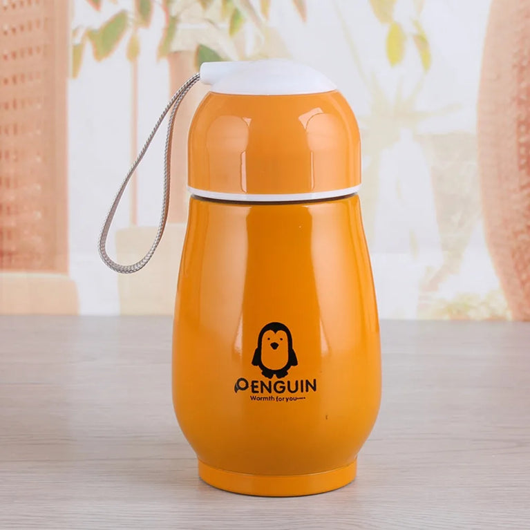 Mini Penguin Thermos Cup 180ml Travel Mug for Kids Insulated