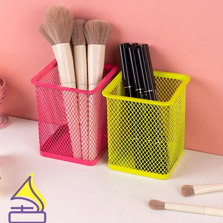 Multifunction Mesh Pen Pot Desk Tidy Stationery Organiser