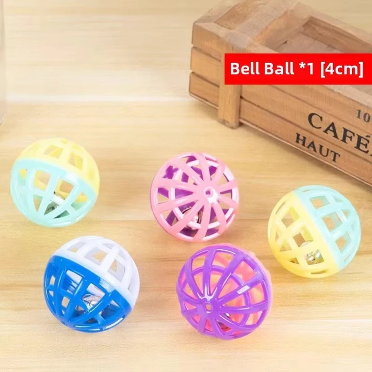 Cat Puzzle Toy Felt Box with Ball Indoor Interactive Cat Toy Fun