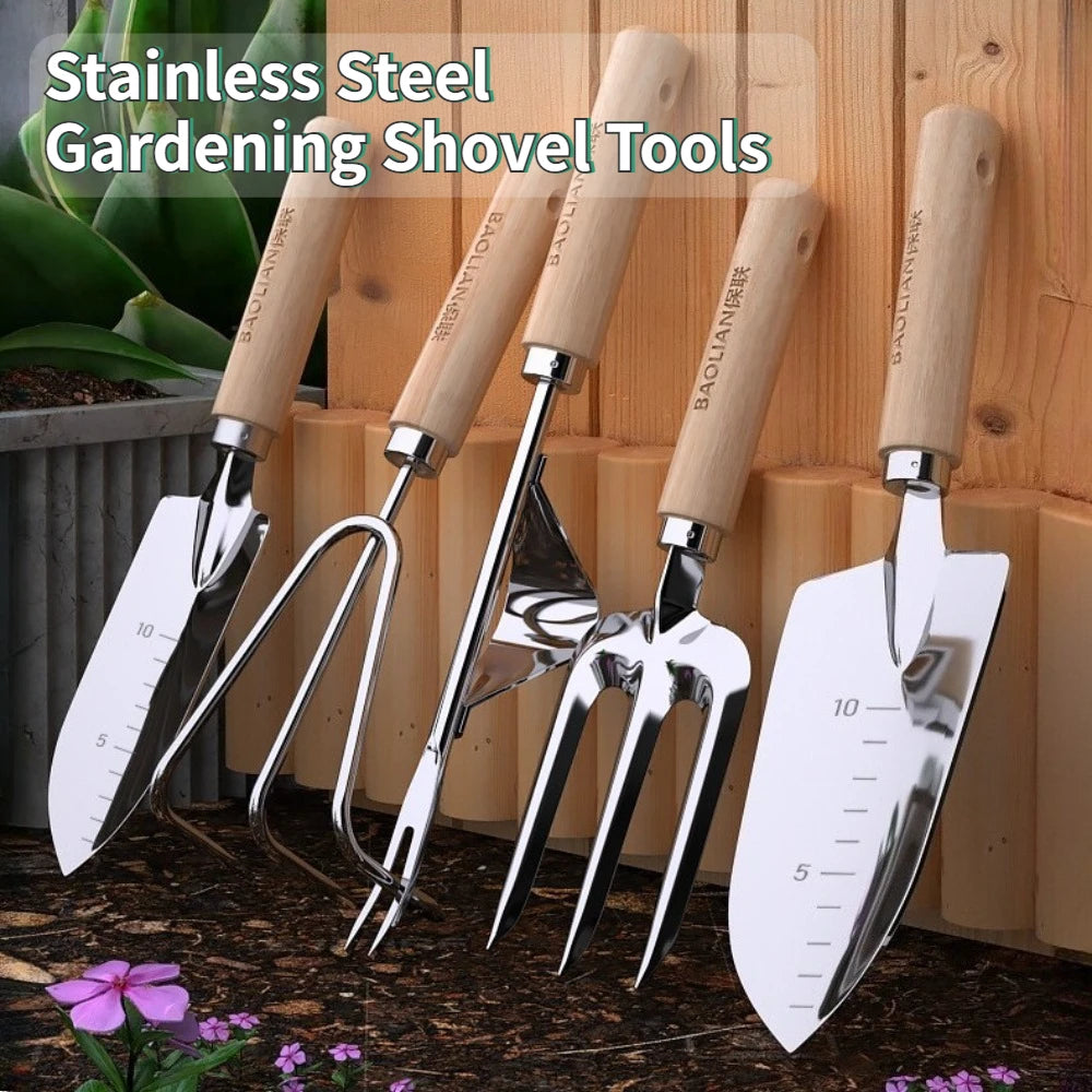 Stainless Steel Garden Shovel Tool Mini Spade Gardening Shovel Kit