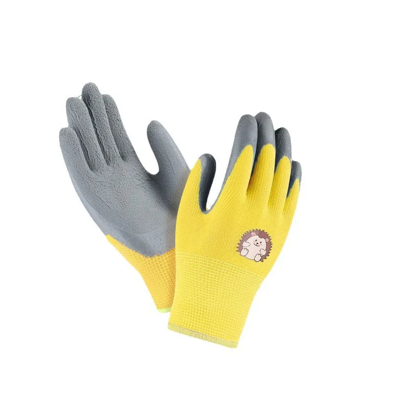 Kids Waterproof Wear Resistant Gardening Gloves Stab Proof Latex