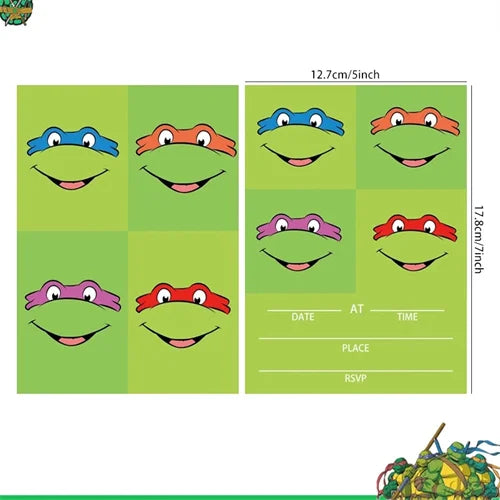 Decoration Birthday Turtlei Disposable Tableware Set Party