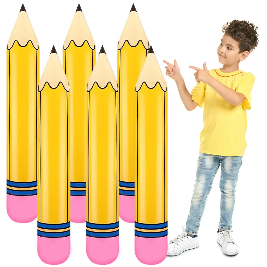 Giant Inflatable Pencil Balloon | 3D School-Themed Classroom & Graduation Decor