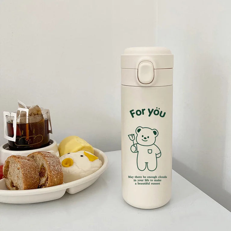 Large Capacity Stainless Steel Vacuum Thermos Travel Mug Leak-Proof Water Bottle Cup