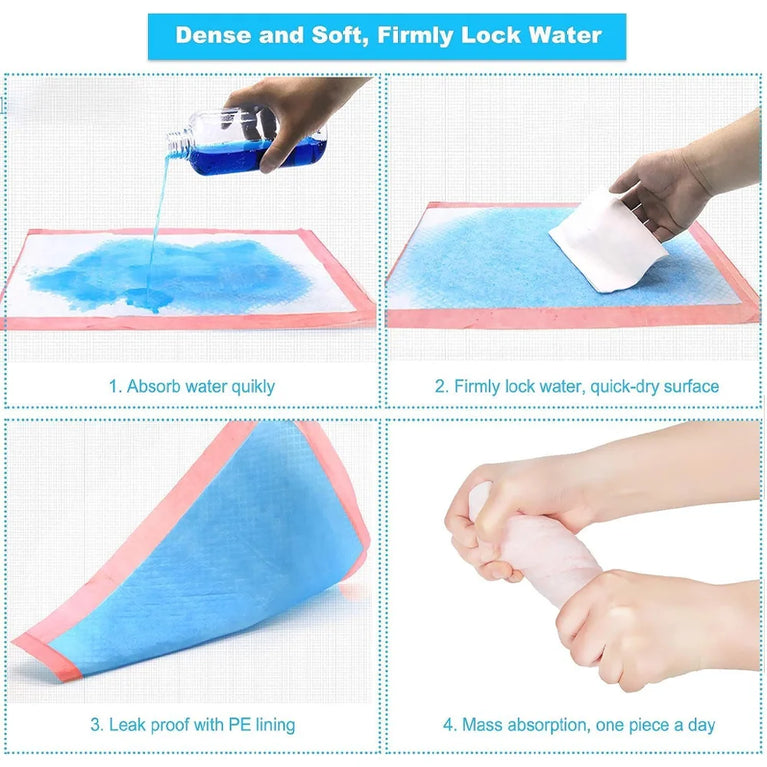 Super Absorbent Pet Diaper Dog Training Pee Pads Quick-dry Mat
