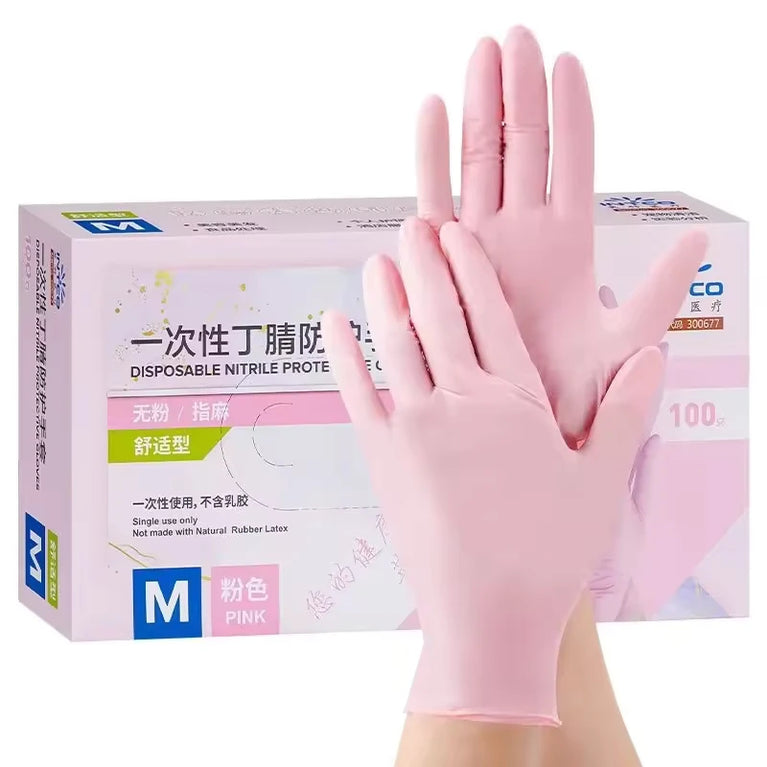 20/50/100PCS Nitrile Gloves Disposable Powder Free Latex Gloves