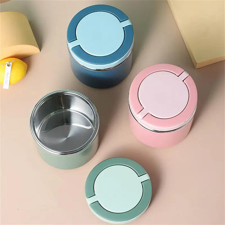 Soup Thermos Bento Container Stainless Steel Insulated Lunch Box with Handle
