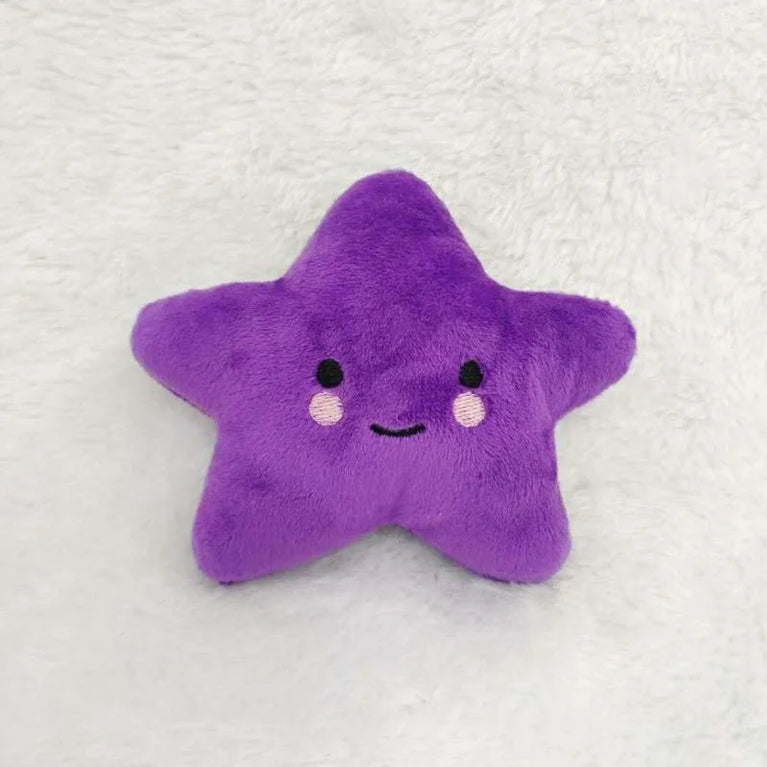 Plush Pentagram Squeaky Dog Toy Interactive Chew Toy Fun