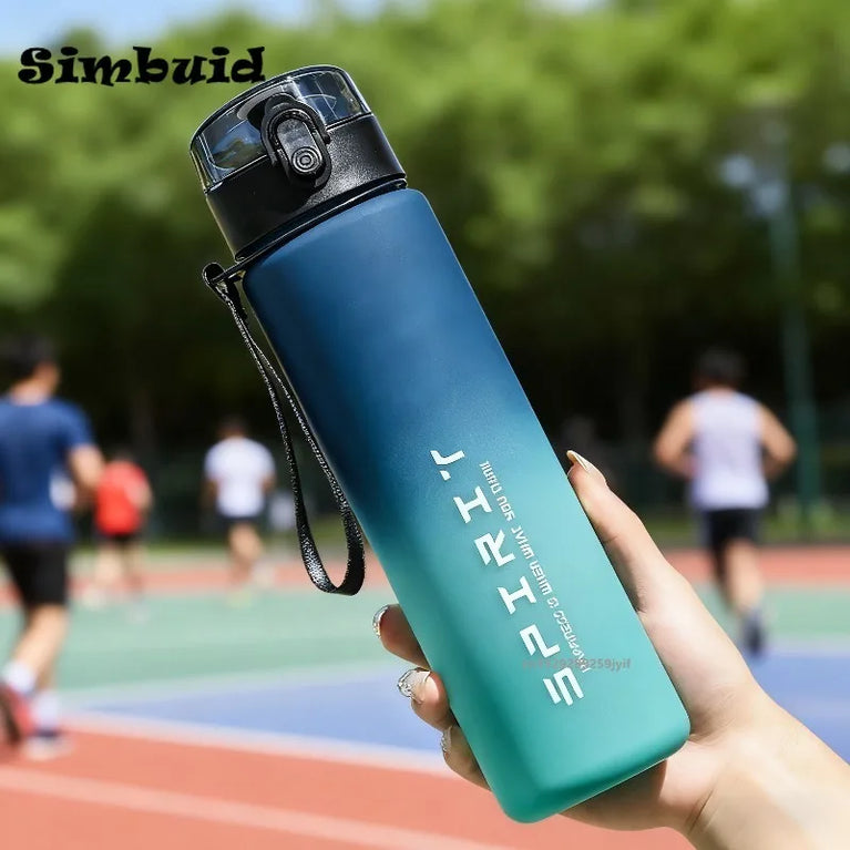 800ML Leakproof Sports Waterbottle With Time Marker Flask