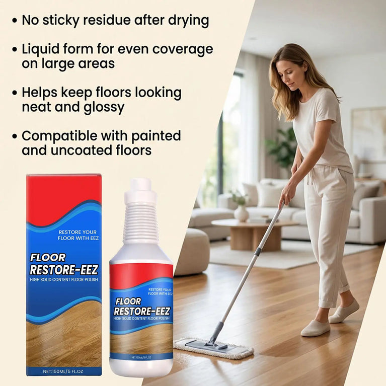 150ml Wood Floor Restorer & Polishing Solution | High-Shine Flooring Renewal Agent