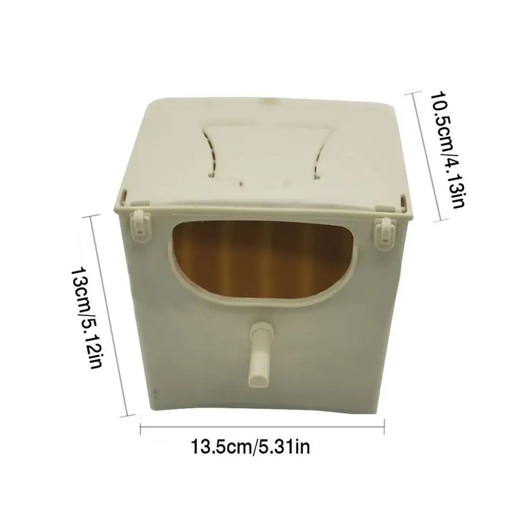 Breeding Bird Nest Box | Removable High-Quality Plastic Nesting House