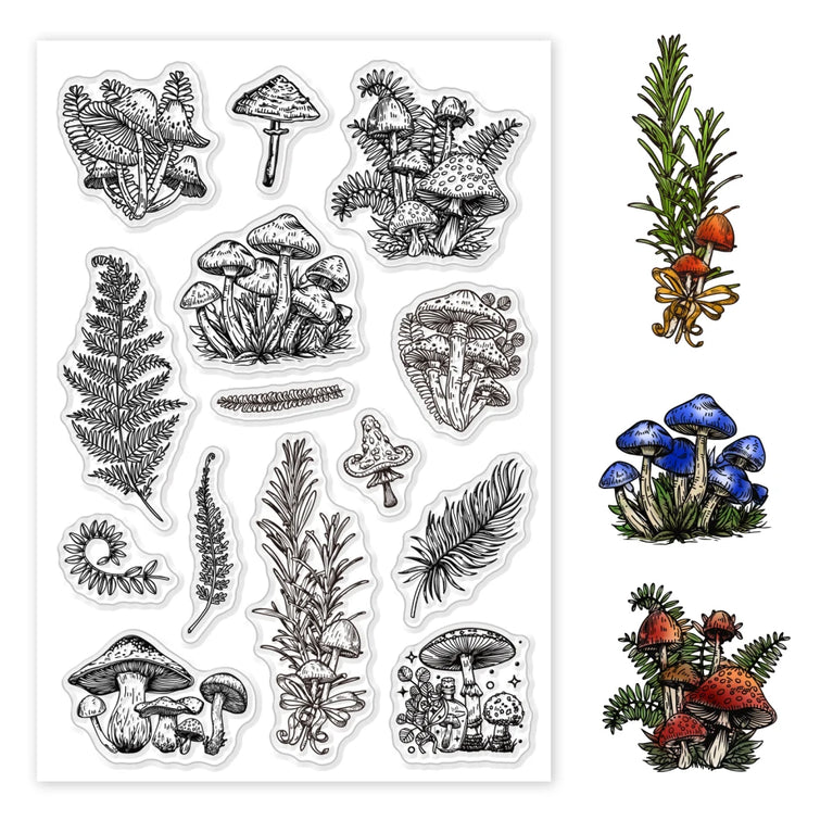 Retro Christmas Label Clear Stamps | Vintage Silicone Seals for Scrapbooking