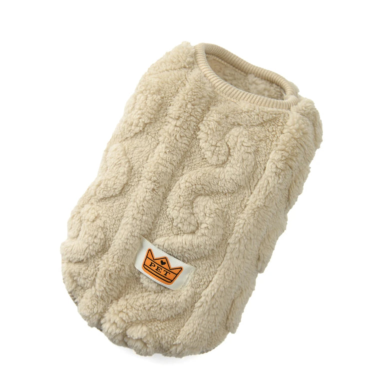 Winter Warm Dog Sweater | Cozy Fleece Puppy Jacket