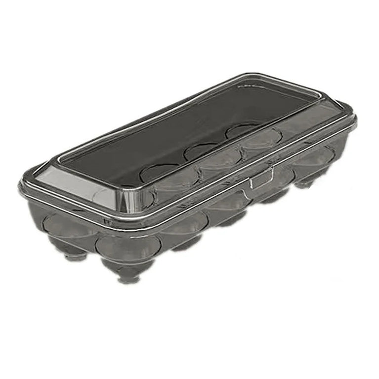 10/15 Grids Transparent Plastic Egg Storage Box Refrigerator Organizer Container