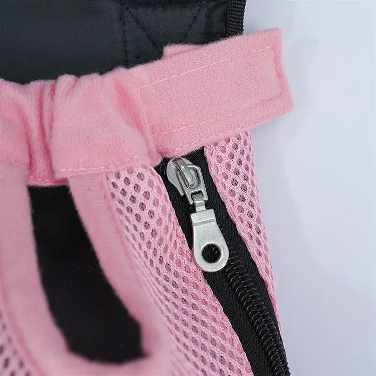 Portable Pet Mesh Backpack | Dual-Shoulder Outdoor Travel Carrier