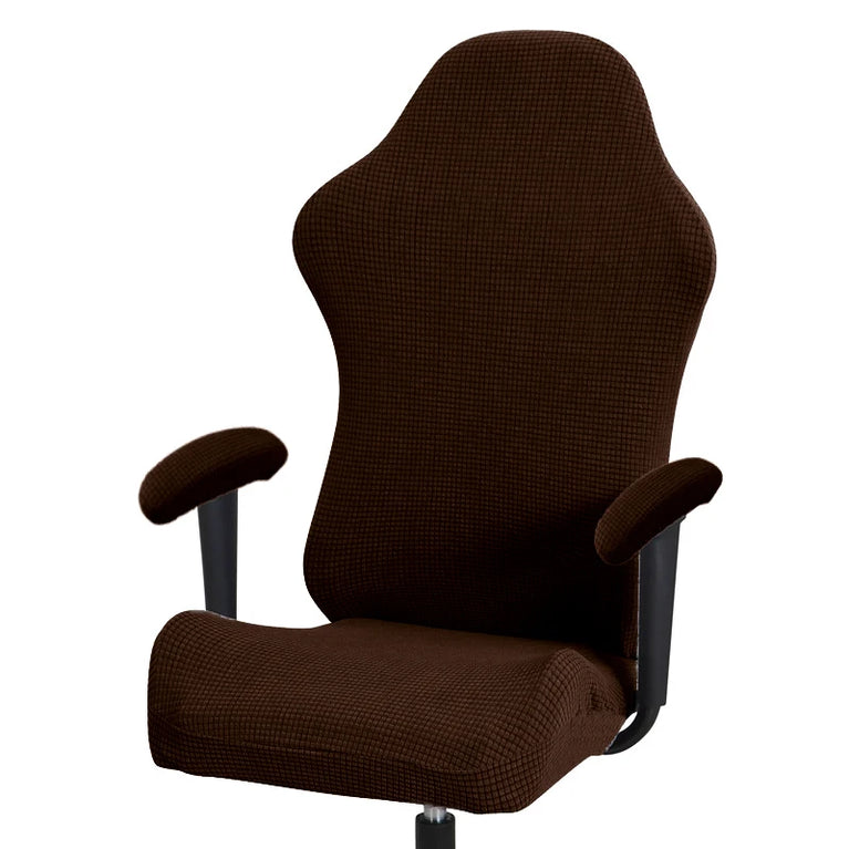 Thick Jacquard Gaming Chair Cover | Stretchy Polyester Office & Racing Chair Slipcover