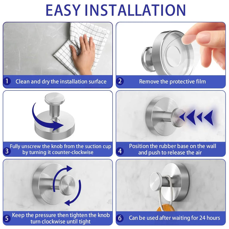 Vacuum Suction Cup Hooks Punch Free Bath Sucker Hook Wall Hook Hanger Glass Kitchen Bathroom Hooks for Towel Handbag