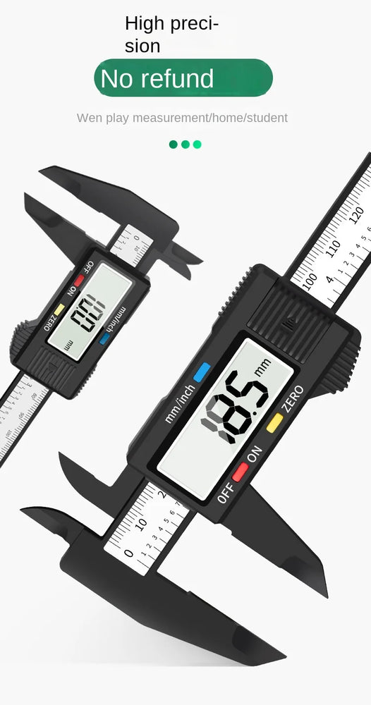Digital Vernier Caliper | Precision LCD Measuring Instrument for Metalworking & DIY