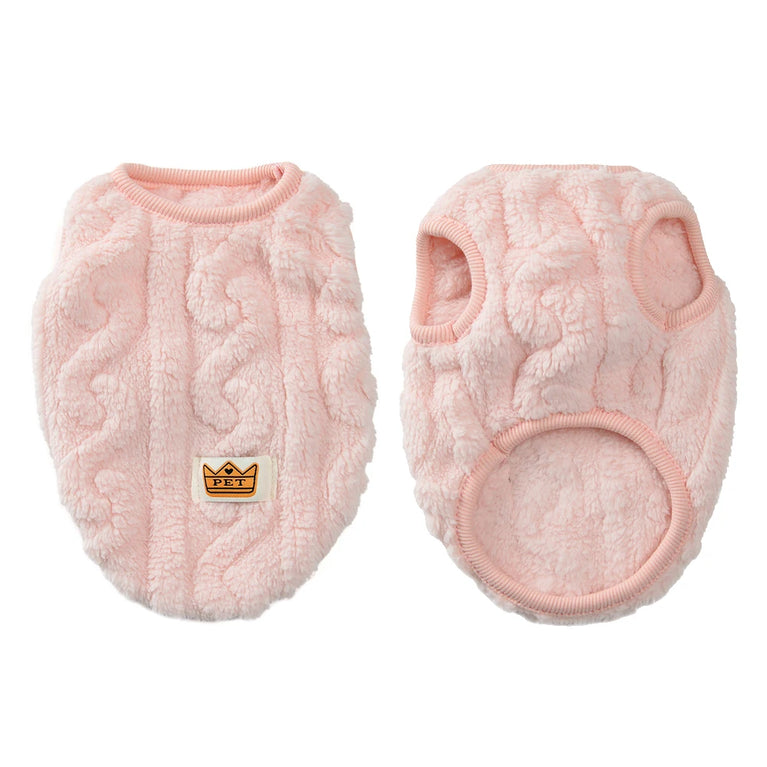 Winter Warm Dog Sweater | Cozy Fleece Puppy Jacket