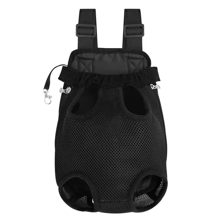 Portable Pet Mesh Backpack | Dual-Shoulder Outdoor Travel Carrier