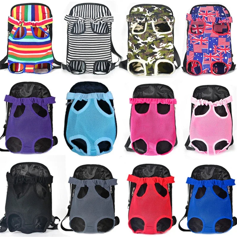 Mesh Dog Carrier Backpack Breathable Pet Travel Sling Puppy Small Dogs