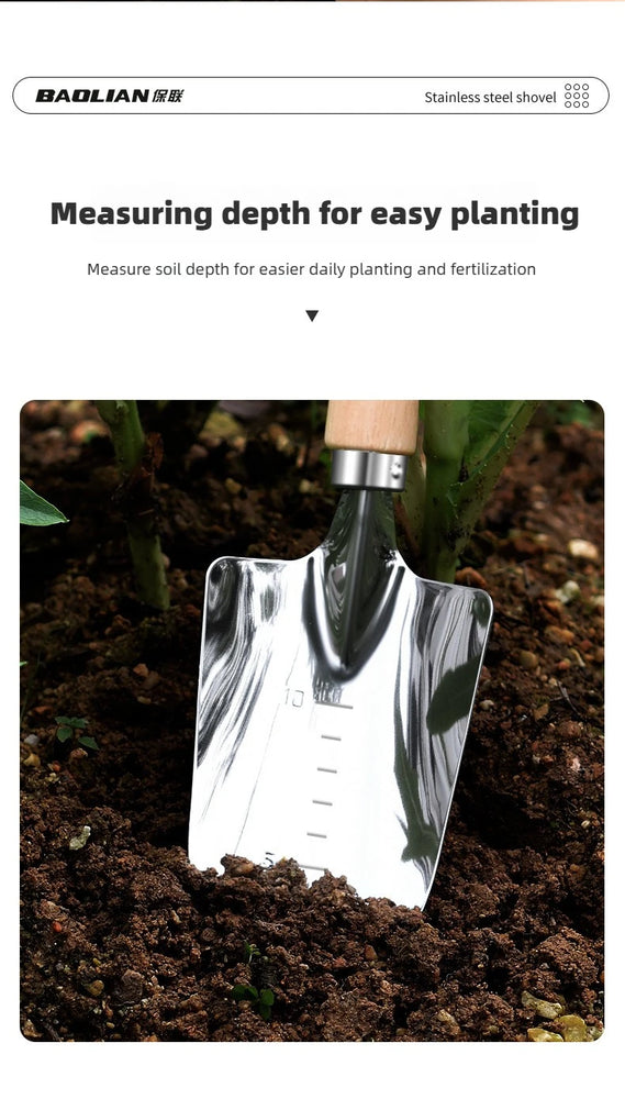 Stainless Steel Garden Shovel Tool Mini Spade Gardening Shovel Kit