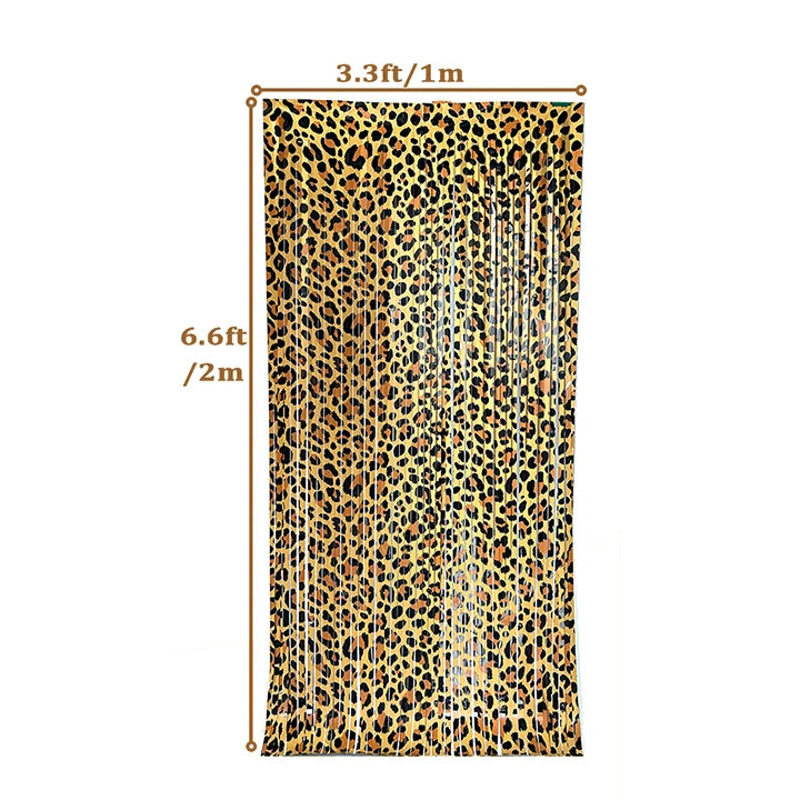 Leopard Print Birthday Party Disposable Tableware Set-Animal Theme Decor