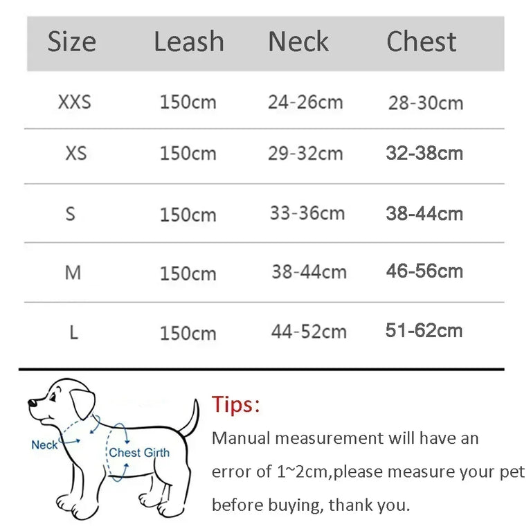 Dog Harness Leash Set Small Dogs Chihuahua Frenchie No Pull Vest