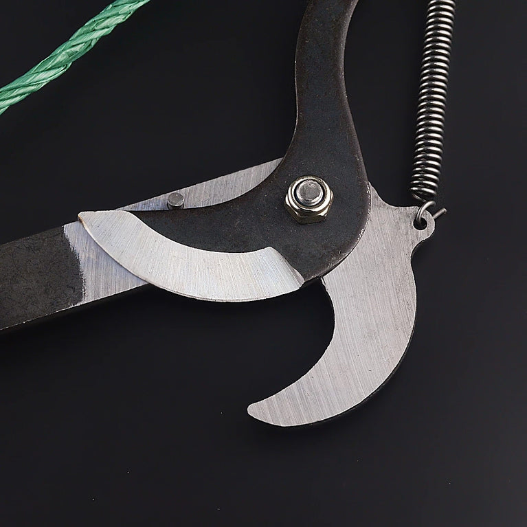 High Branch Extension Lopper Tree Pruner Saw Cutter Rope Garden Tool
