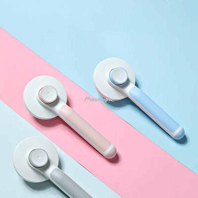 Self-Cleaning Slicker Brush | Pet Massage & Deshedding Tool